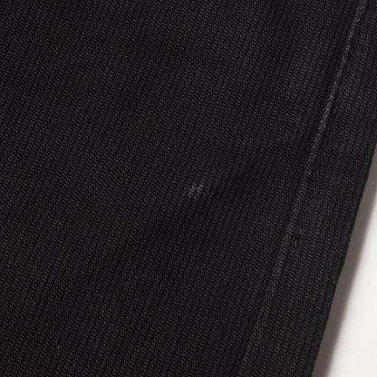 23AW テーパード ブラックピケ パンツ (11618 Z PIQUE 530-582-12 W23)