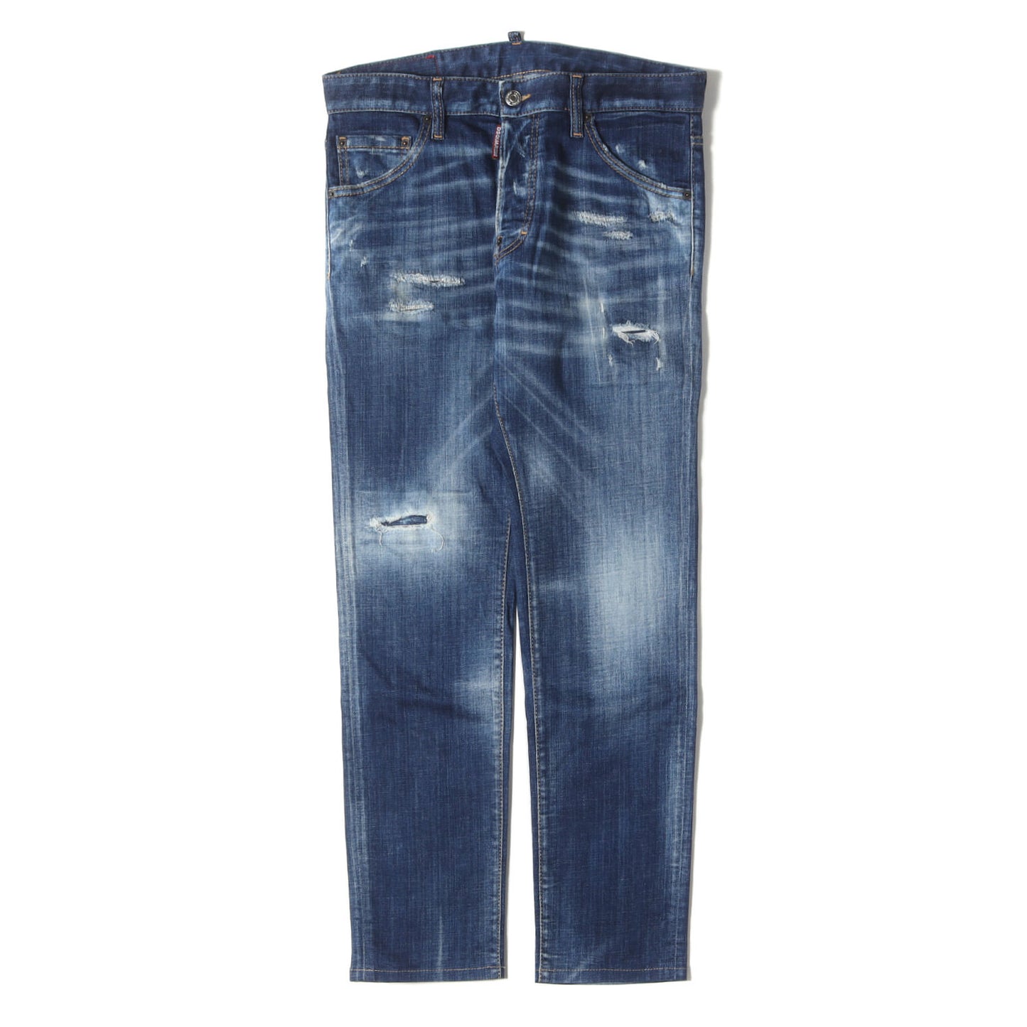 23SS ヴィンテージ リペア加工 ストレッチ デニム スキニー パンツ (COOL GUY JEAN S71LB1206 S30342)