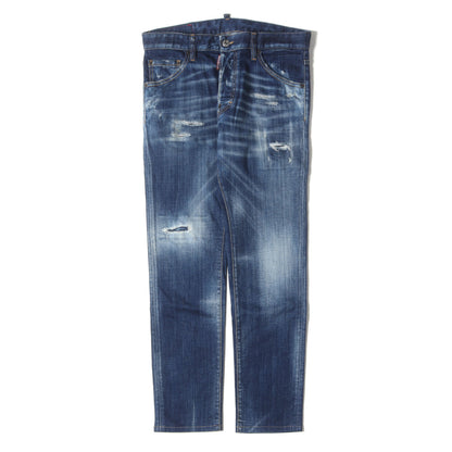 23SS ヴィンテージ リペア加工 ストレッチ デニム スキニー パンツ (COOL GUY JEAN S71LB1206 S30342)