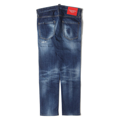 23SS ヴィンテージ リペア加工 ストレッチ デニム スキニー パンツ (COOL GUY JEAN S71LB1206 S30342)