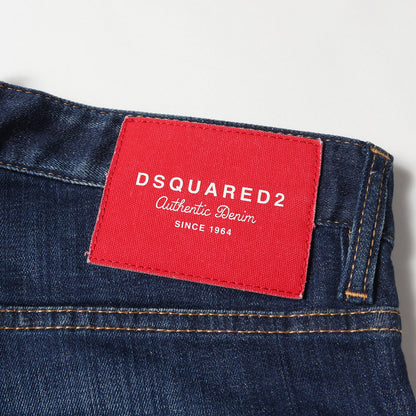 23SS ヴィンテージ リペア加工 ストレッチ デニム スキニー パンツ (COOL GUY JEAN S71LB1206 S30342)