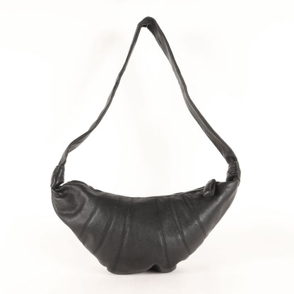 現行モデル クロワッサン ショルダー バッグ (CROISSANT MEDIUM BAG Soft Grained Leather BG0001 LL0018)