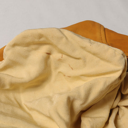 製品染め カーフレザー シングル ライダース ジャケット (FORE GROW 1645-04) / ISAMU KATAYAMA