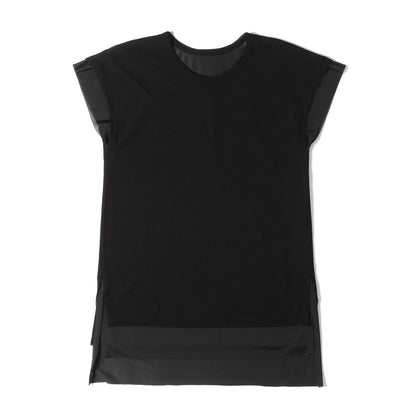 20SS チュールレイヤード ドロップ Tシャツ (Tulle&Jersey Layered Drop T Shirts)