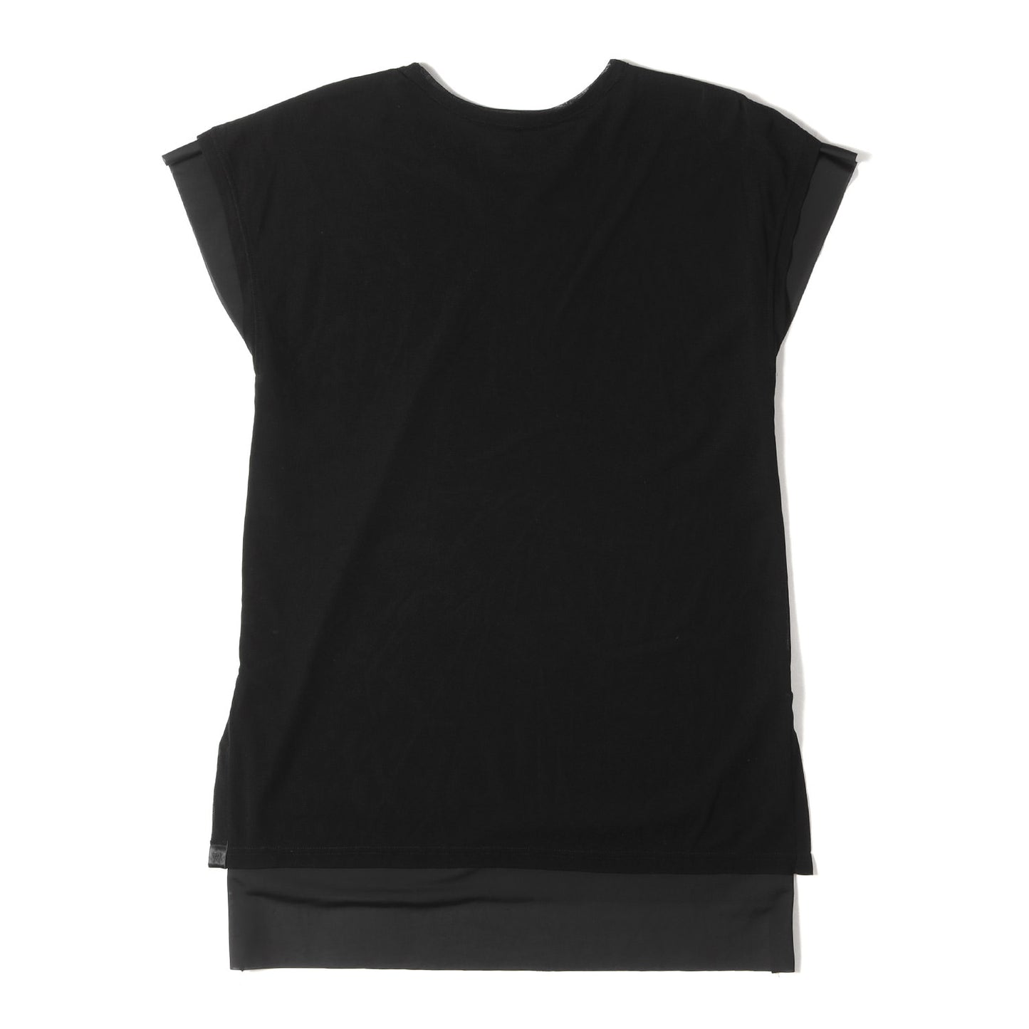 20SS チュールレイヤード ドロップ Tシャツ (Tulle&Jersey Layered Drop T Shirts)