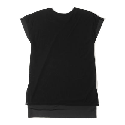 20SS チュールレイヤード ドロップ Tシャツ (Tulle&Jersey Layered Drop T Shirts)