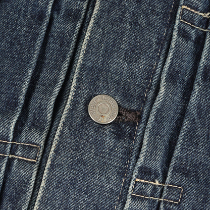 23SS ヴィンテージ加工 セカンド デニム トラッカー ジャケット (PATRICIA BIG TRUCKER JACKET AGED INDIGO 2nd TYPE H2301-JJ004A)
