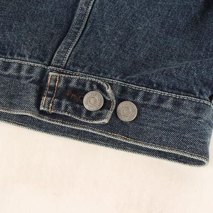 23SS ヴィンテージ加工 セカンド デニム トラッカー ジャケット (PATRICIA BIG TRUCKER JACKET AGED INDIGO 2nd TYPE H2301-JJ004A)