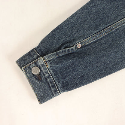 23SS ヴィンテージ加工 セカンド デニム トラッカー ジャケット (PATRICIA BIG TRUCKER JACKET AGED INDIGO 2nd TYPE H2301-JJ004A)