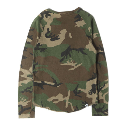 ヒスガールプリント カモ柄 ロングスリーブ カットソー