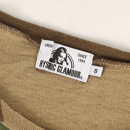 ヒスガールプリント カモ柄 ロングスリーブ カットソー