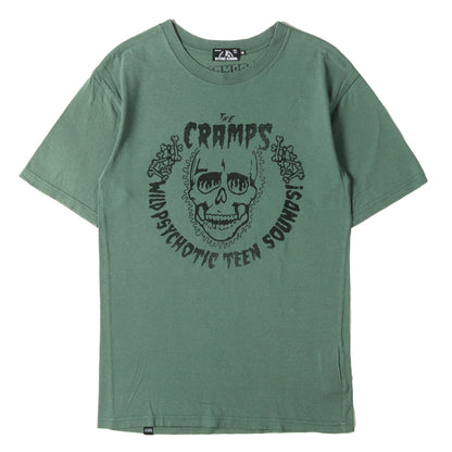 THE CRAMPS/WILD PSYCHOTIC プリント Tシャツ