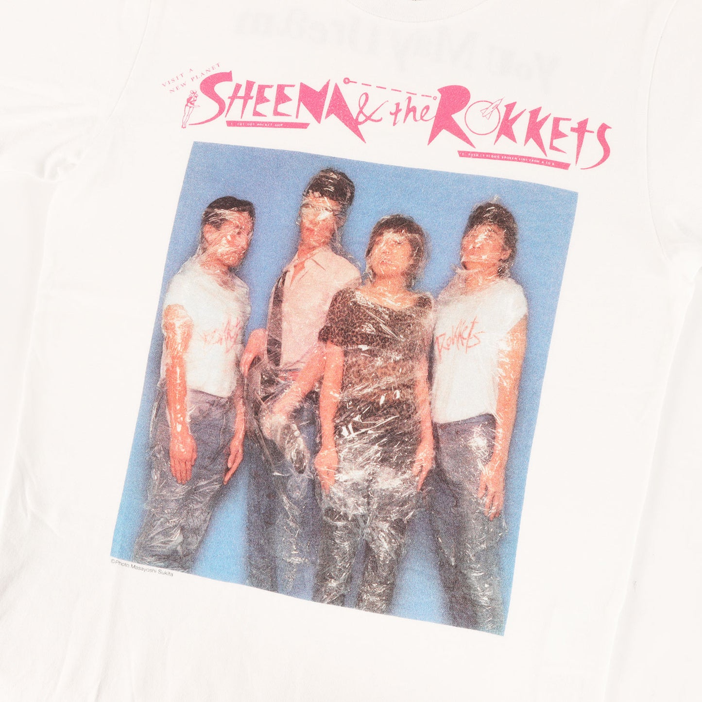 × Sheena & the Rokkets フォトグラフィック バンド Tシャツ