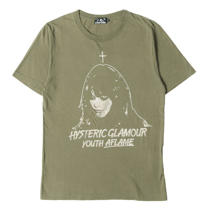 ガール ロゴ プリント Tシャツ