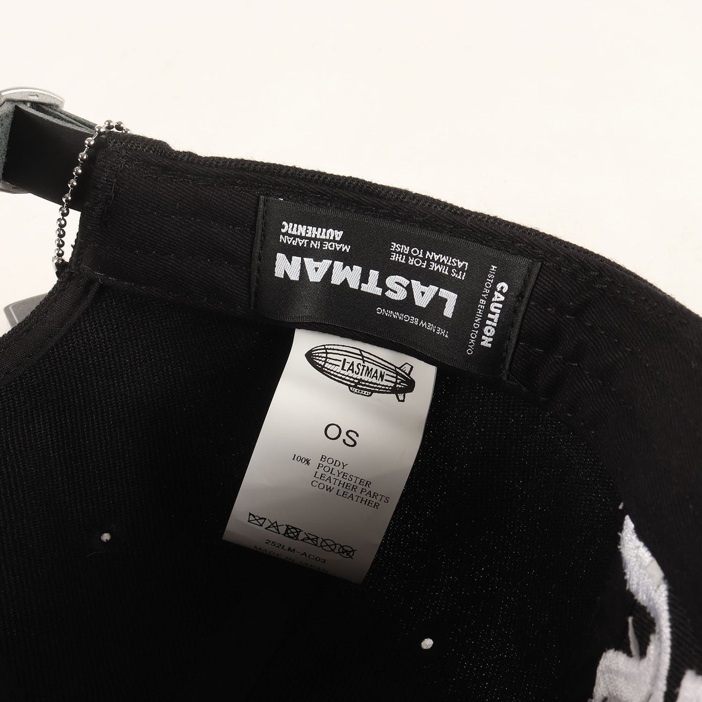 25AW × STUDIO33 ロゴ刺繍 ポリツイル キャップ (BASEBALL CAP "SOUL SURVIVOR" feat. STUDIO33 252LM-AC03)