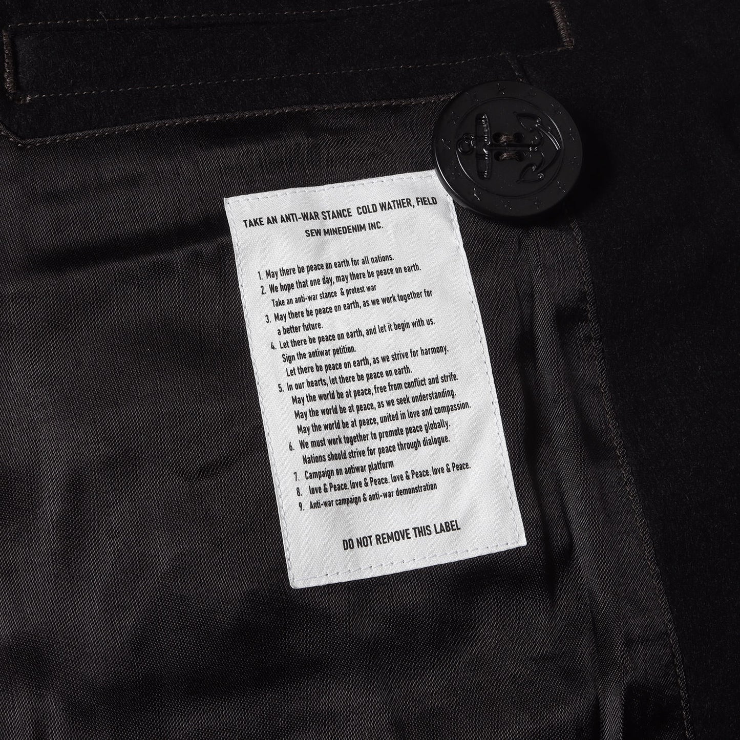 25AW 13スター 10B メルトン ピーコート (W.Denim Melton Pea CT 2511-9003)