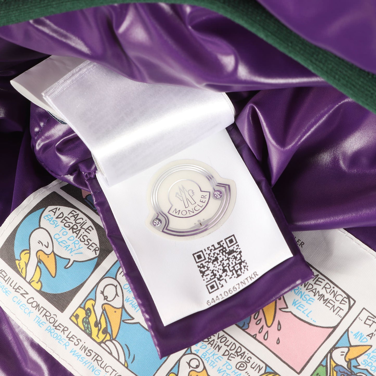 デカワッペン 刺繍 フーデッド ダウンベスト (LORENT D20914333385 68950) / Genius 1952