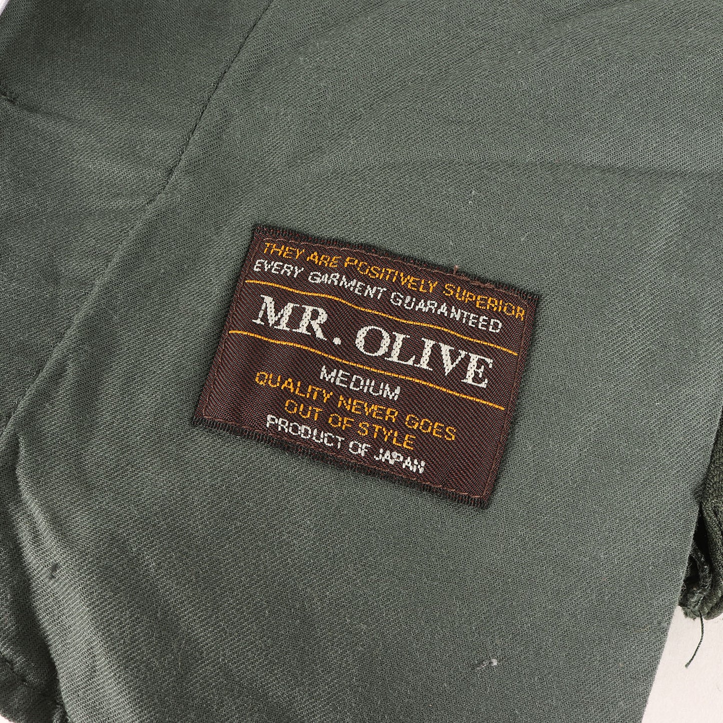 ベルテッド ワンタック ツイル テーパード スラックス パンツ (RETRO POLYESTER TWILL / BELTED WIDE TAPERED PANTS M-19101)