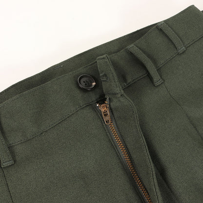 ベルテッド ワンタック ツイル テーパード スラックス パンツ (RETRO POLYESTER TWILL / BELTED WIDE TAPERED PANTS M-19101)