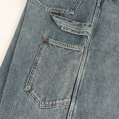 24SS フェイデッド ダブルニー デニム ペインターパンツ (FADED PAINTER DOUBLE KNEE TROUSERS 2411300405)