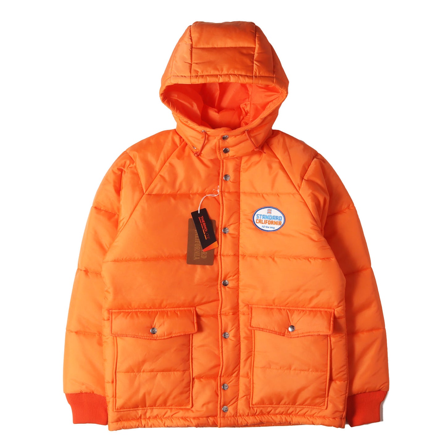 25AW フード付き ハイネック ナイロン パテッド ジャケット (SD RACING JACKET)