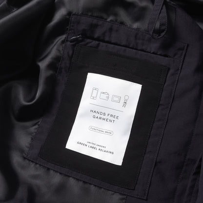 25SS ナイロンオックス ステンカラー コート (3225-179-3981) / green label relaxing