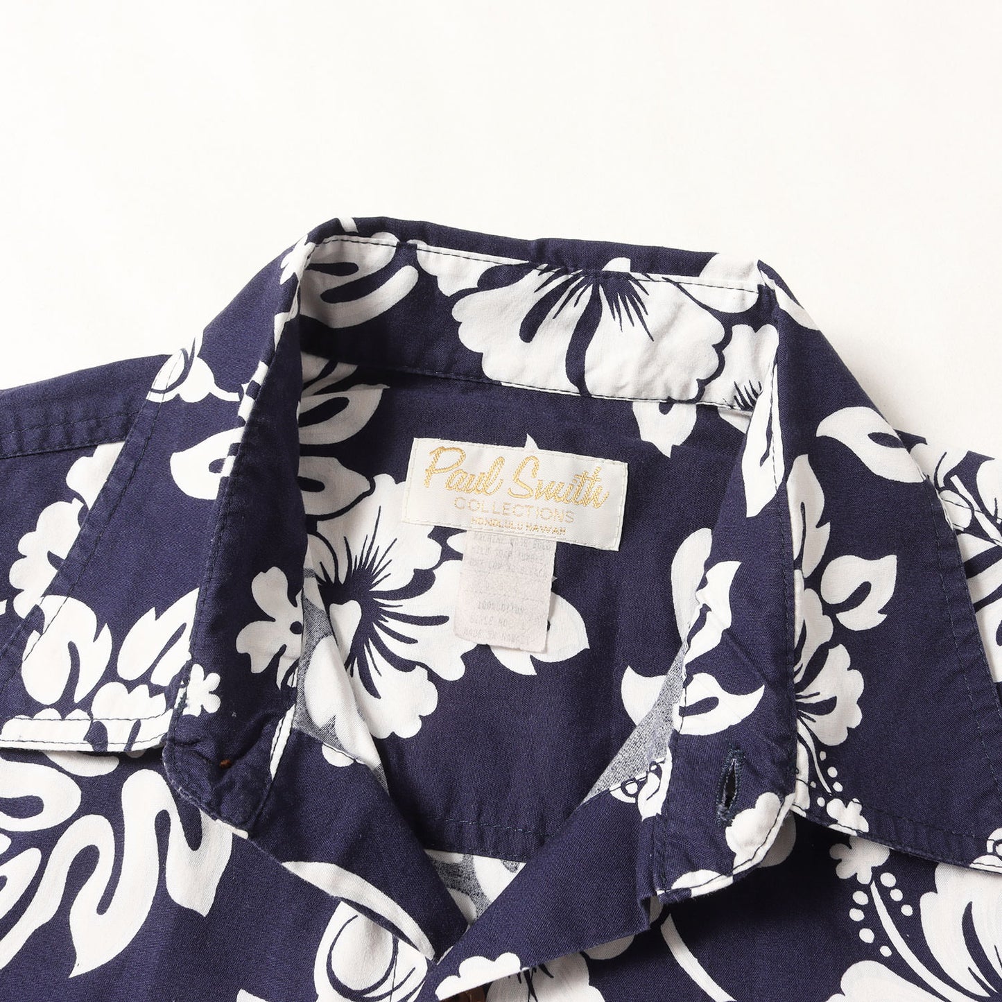 90s ハイビスカス ショートスリーブ ハワイアン シャツ / COLLECTIONS HONOLULU HAWAII