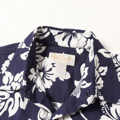 90s ハイビスカス ショートスリーブ ハワイアン シャツ / COLLECTIONS HONOLULU HAWAII