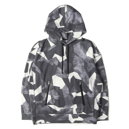24SS ジオメトリック ジャージー パーカー (MVS VOLTEX PONT CAMO RELAX PULLOVER ZIP POCKET PARKA B479 PER036)