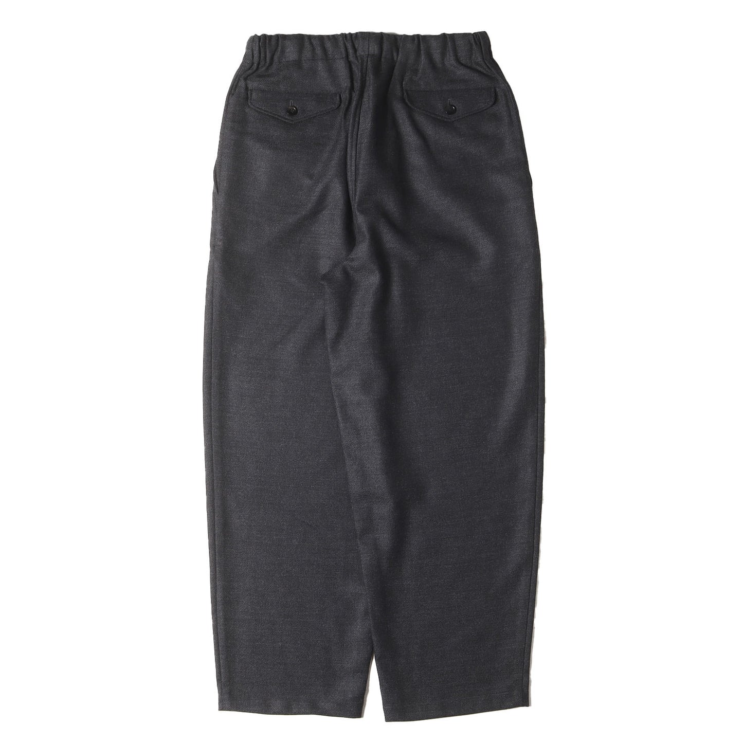24AW コクーンフィット ウール ワイド イージー スラックス パンツ (2/32 WOOL SOFT FLANNEL COCOON WIDE EASY PANTS M24D11PT01C)