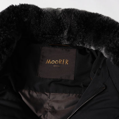 取り外し可能ファー ハイネック ダブルブレスト ダウンジャケット (SIRO-KM)