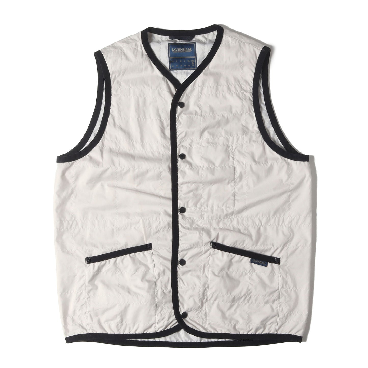 25SS レイヤリング ジレ ベスト (Unwadded Thornham) / MADE IN ENGLAND