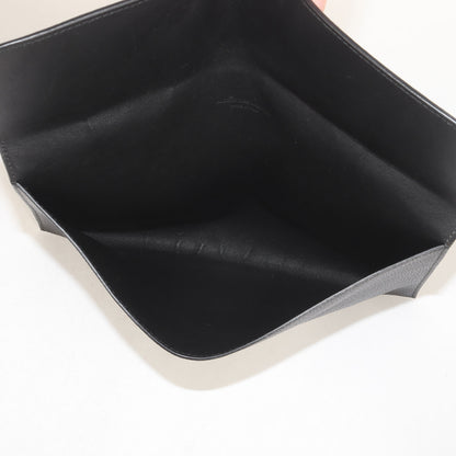 スカル 金具 レザー クラッチバッグ / MADE IN ITALY
