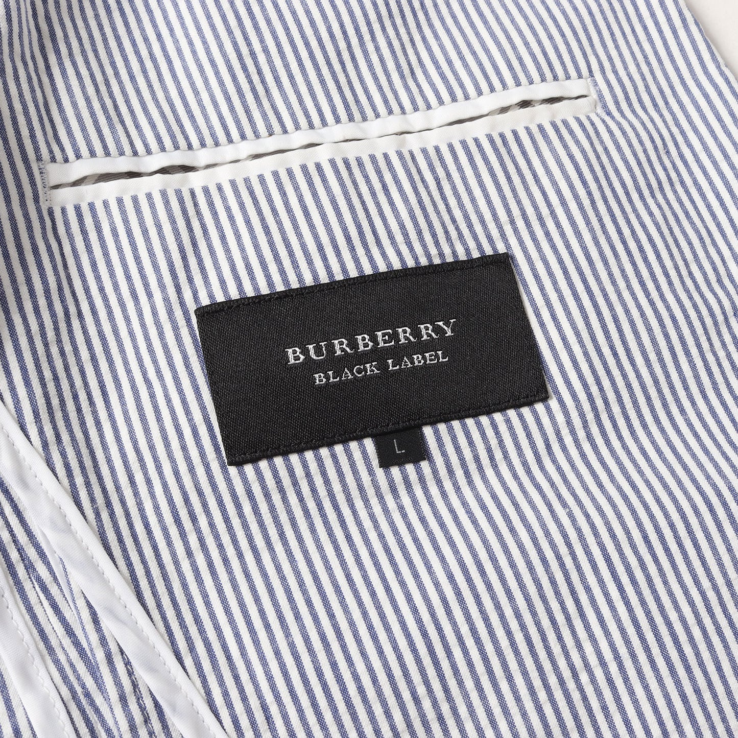 ストライプ シアサッカー 2B テーラード ジャケット