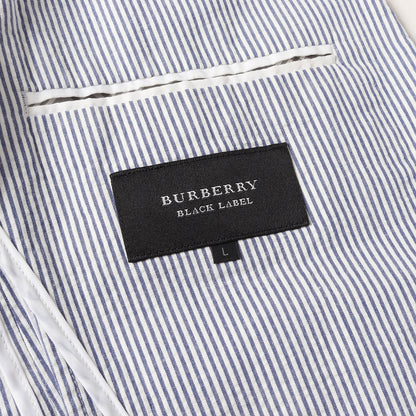 ストライプ シアサッカー 2B テーラード ジャケット