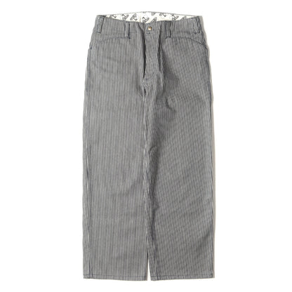 × JOURNAL STANDARD ヒッコリーストライプ デニム ワークパンツ