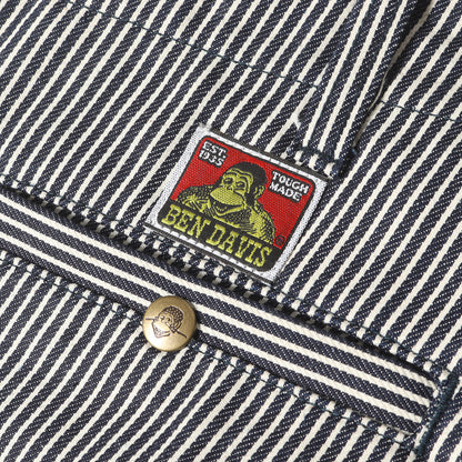 × JOURNAL STANDARD ヒッコリーストライプ デニム ワークパンツ