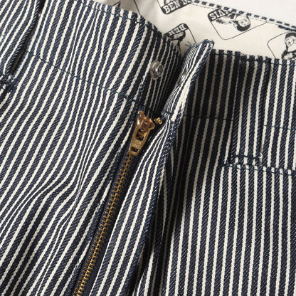 × JOURNAL STANDARD ヒッコリーストライプ デニム ワークパンツ