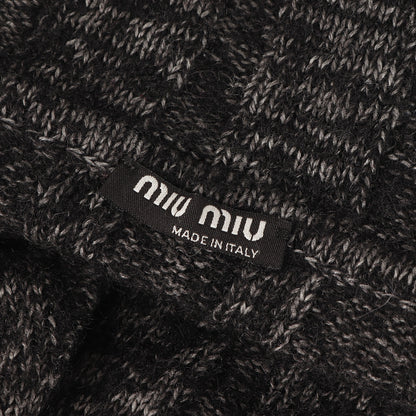 メランジ タートルネック ウールブレンド ニット セーター