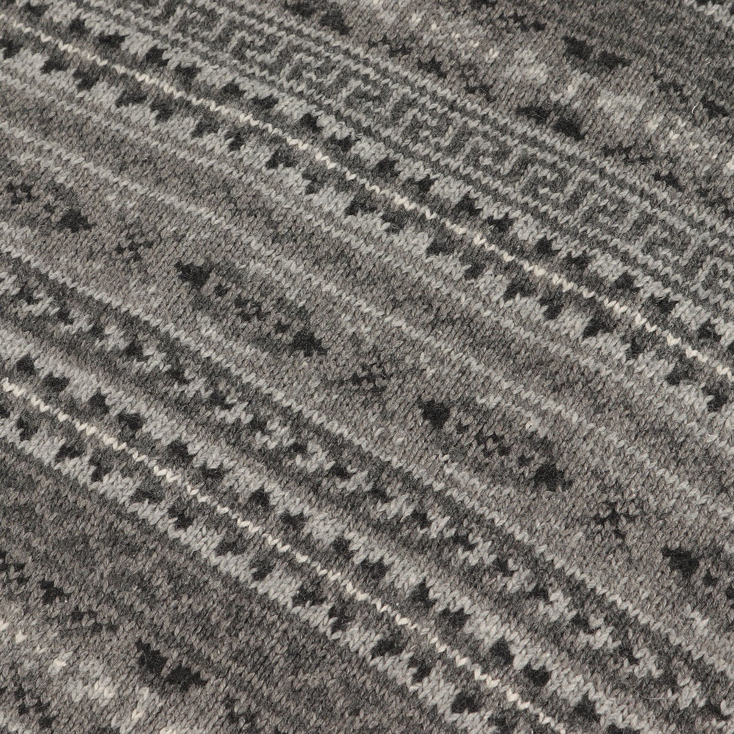 フェアアイル柄 Vネック カシミヤ混 シルク ニット ベスト(MNBLSWEM3R00036)