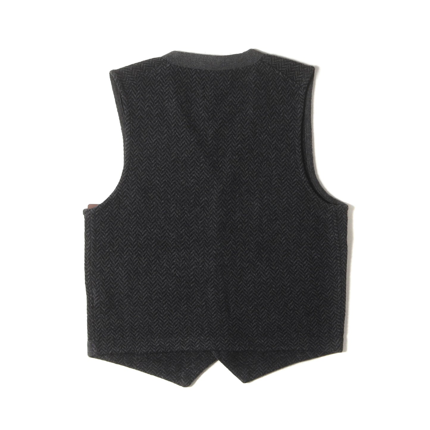 ヘリンボーン ジャガード ウール ニット ベスト (KR-RL-KA-3705)
