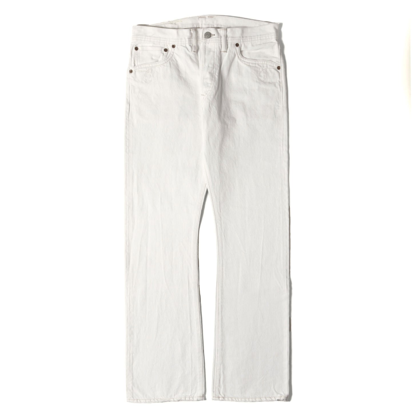 ストレート ホワイトデニム パンツ / MADE IN USA