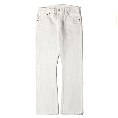 ストレート ホワイトデニム パンツ / MADE IN USA