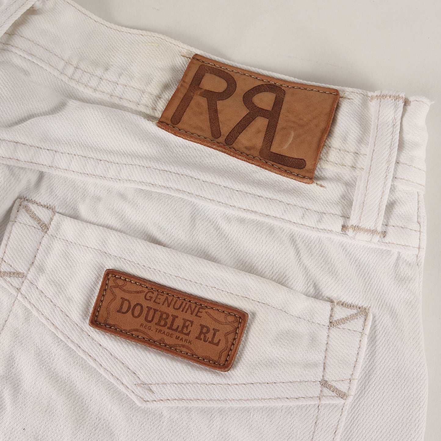 ストレート ホワイトデニム パンツ / MADE IN USA