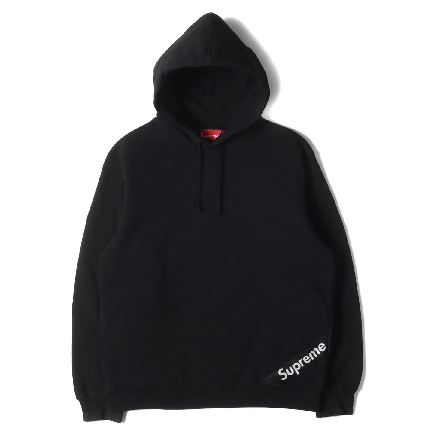 コーナー ロゴラベル スウェット パーカー (Corner Label Hooded Sweatshirt)