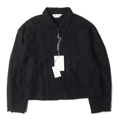 25SS ダブルジップ ウールリネン シャツ ジャケット (W/L SHORT ZIPUP SHIRT)