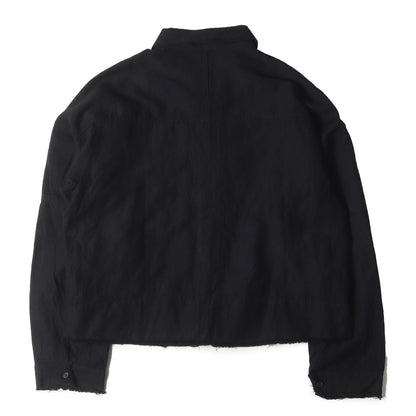 25SS ダブルジップ ウールリネン シャツ ジャケット (W/L SHORT ZIPUP SHIRT)