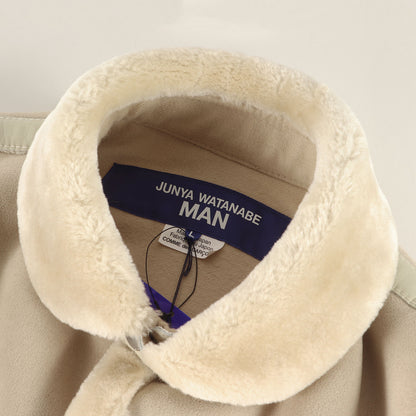 25AW エステルボアムートン カウハイドレザー ジャケット