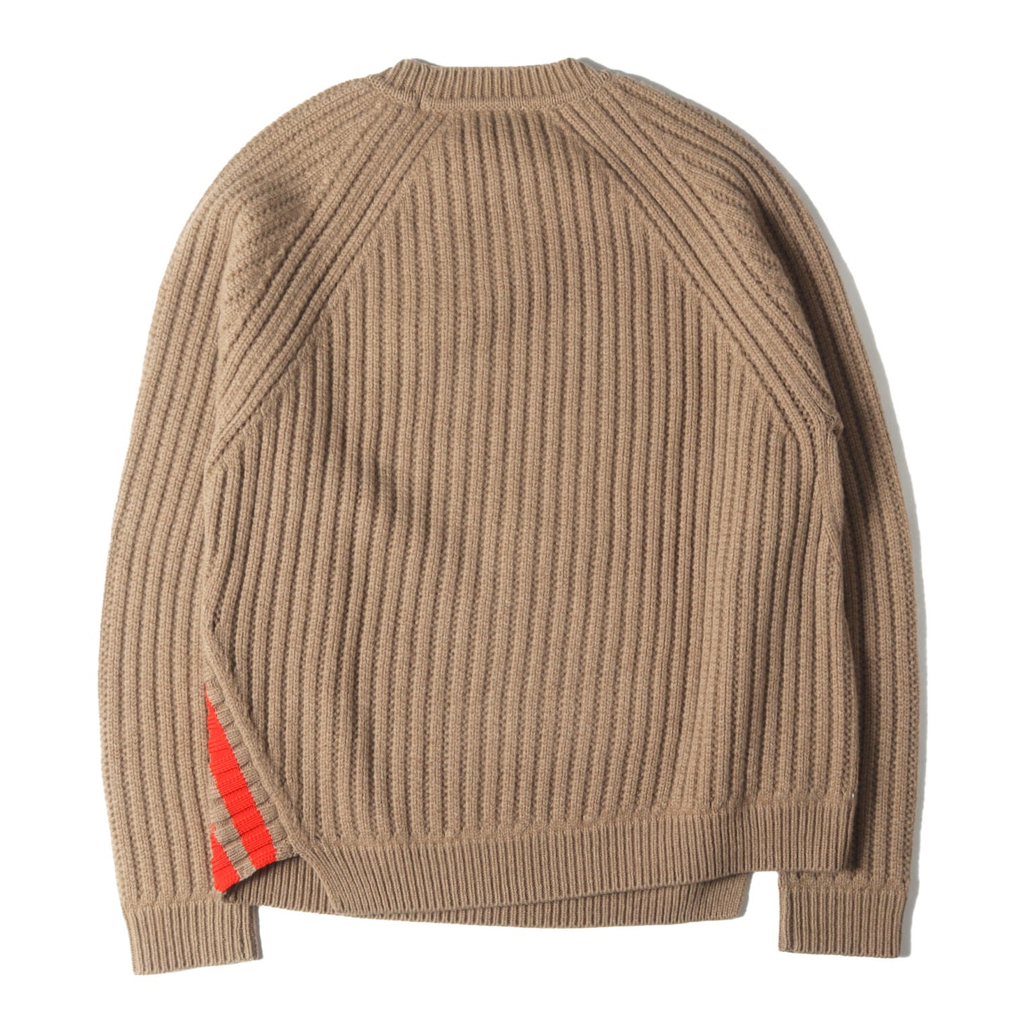 ラインデザイン リブ ニット セーター