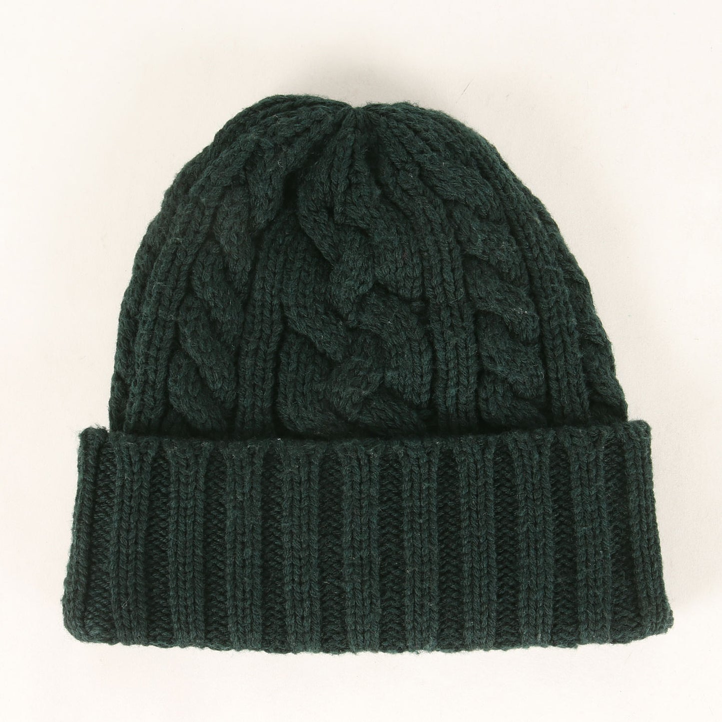 ポロベアー 刺繍 ケーブル ニット キャップ